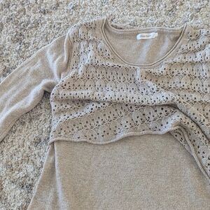 Simply Couture Tan Sweater XL